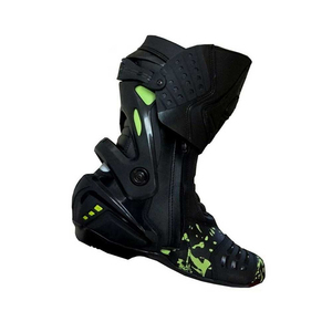 Chaussures de moto confortables sur mesure Chaussures en cuir véritable pour moto Bottes de moto les plus vendues à vendre - Product Image 3