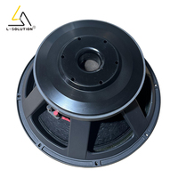 Subwoofer double 18 pouces professionnel 2000W RMS de Lsolution, à ferrite passive, pour systèmes audio, vidéo et éclairage de scène