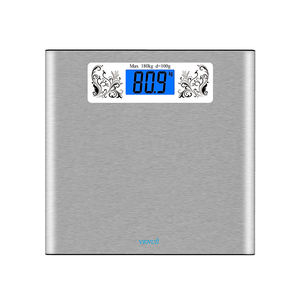 Báscula Digital de Acero Inoxidable con Pantalla LCD de Alta Calidad y Gran Venta, Capacidad de 180 kg, Precisión de 100 g, Bajo Consumo - Product Image 1