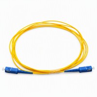 Câble optique personnalisé SC/UPC vers SC/UPC, cordon de brassage fibre optique SM G657A 9/125 2.0mm, gaine PVC LSZH, 1m 2m, pour FTTH