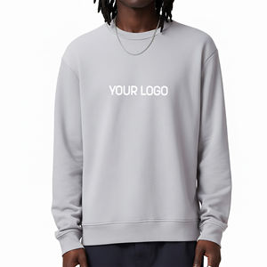 Sudadera Holgada de Alta Calidad, Gruesa, Extra Grande, con Cuello Redondo, Básica, Transpirable, de Color Sólido, con Capucha - Product Image 1