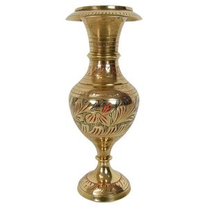 Best Selling Floral Style Flower Vase Trending Supplies Factory Direct Selling Solid Brass Bohemian Flower Vase on Sale - Product Image 4