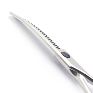 Haute qualité 6.5 pouces dents en arête de poisson 440C professionnel toilettage pour animaux de compagnie ciseaux amincissants incurvés - Product Image 4