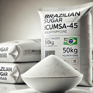 ICUMSA 150 Azúcar de caña de cristal blanco Precio de fábrica Granulado refinado Icumsa 45 100 600 1200 Azúcar de remolacha de calidad de exportación a granel - Product Image 2