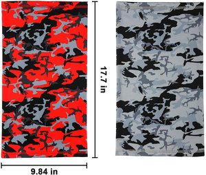 ผ้าพันคอปิดหน้าคอแบบนุ่มผ้าพันหน้าระบายอากาศได้ดีทำจากโพลีเอสเตอร์สำหรับเล่นกีฬาฤดูหนาว - Product Image 4