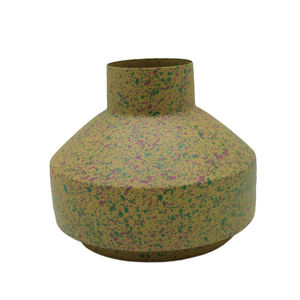 Vaisselle décorative en fer Vase à fleurs noir fini pour la décoration de la maison et du mariage Vase en métal fait à la main en vrac - Product Image 2