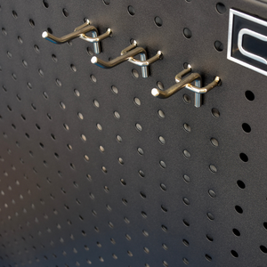 Ensemble de cintres muraux en maille de 9 pièces fabriqué au Vietnam crochets et rails de rangement en métal de 10cm pour organiser l'usine de garage et de magasin - Product Image 3