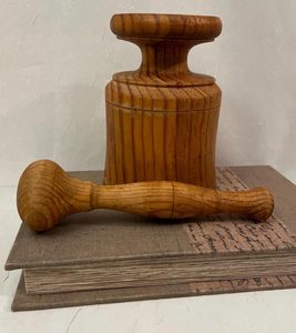 Mortier et pilon en bois écologique, fait à la main, en bois massif, broyeur d'épices manuel, broyeur d'herbes, d'ail et de masala, durable, pour la cuisine, passe au lave-vaisselle - Product Image 4