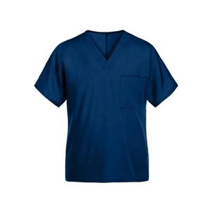 ระเหิดพิมพ์ClearanceพยาบาลWorkwearขัดเครื่องแบบพยาบาลVคอผู้หญิงสีทึบหมอชุดทํางานราคาถูก - Product Image 6