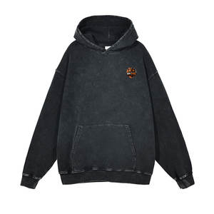 Nueva Llegada, Venta Especial, Sudaderas con Capucha para Hombre, Lavado Ácido, 100% Algodón, Color Sólido, Invierno, Diseño Personalizado al por Mayor - Product Image 1