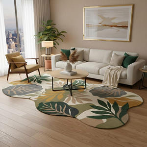 Alfombra de Lana Floral Anudada a Mano, Alfombra de Diseño Clásico para Sala de Estar, Decoración del Hogar, Respaldo de Látex, Regalo de Año Nuevo, Venta al por Mayor - Product Image 6