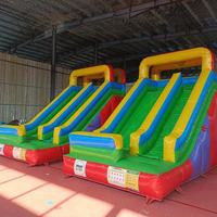Toboggan aquatique gonflable en PVC, aire de jeux extérieure pour enfants, château gonflable, trampoline gonflable, maison de rebond gonflable