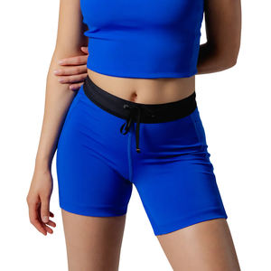 Pantalones cortos de compresión para mujer de color sólido y patrón/pantalones cortos de compresión para mujer con cierre de cordón a la venta - Product Image 1