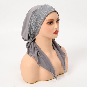 Pañuelo de verano de poliéster preatado para mujer Color sólido de secado rápido - Product Image 5