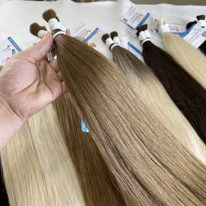 Mèches Slaves russes vierges vietnamiennes Remy Hair Bundle 30 pouces Blonde Wave Extensions de cheveux en vrac de haute qualité - Product Image 2