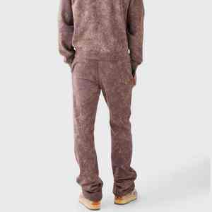 Conjunto Deportivo de 2 Piezas para Hombre, 100% Algodón, Estilo Apilado, Novedad de 2025, Sudadera con Bolsillo en la Manga, para Correr, Invierno - Product Image 3