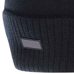 Wholesale Custom Logo Solid Color Beanie <b>Caps</b> for Adults Popular Arrival Winter Warm Common Fabric Street Style Unisex - Product Image 3