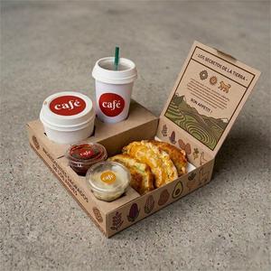 Caja <span class=keywords><strong>para</strong></span> <span class=keywords><strong>Empanadas</strong></span> con Logotipo Personalizado, con Separador <span class=keywords><strong>para</strong></span> Salsa, Caja Desechable <span class=keywords><strong>de</strong></span> Cartón <span class=keywords><strong>para</strong></span> <span class=keywords><strong>Empanadas</strong></span>, Comida Rápida <span class=keywords><strong>para</strong></span> Llevar - Product Image 1
