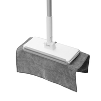 Serpillère haute performance jetable avec manche télescopique pour balayage électrostatique à sec, élimination des poils d'animaux et des poussières, nettoyage des sols plats