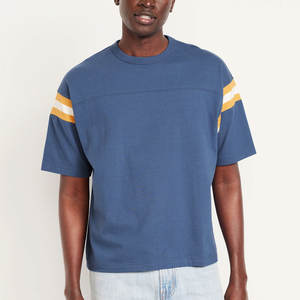 Camiseta con estampado gráfico Vintage para hombre, Camiseta holgada de Hip Hop, camiseta de manga corta de algodón para hombre - Product Image 1