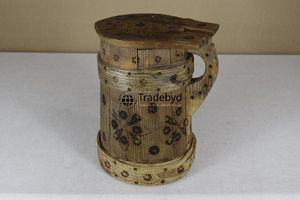 Tasse large en bois pour les amateurs de voyage, de camping et de randonnée par Tradebyd - Product Image 2