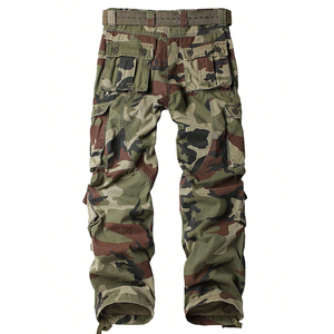 Offre Spéciale personnalisé hommes Cargo pantalon Camo impression Style poches latérales pantalon tactique mode hommes vêtements décontractés pantalon Cargo - Product Image 2