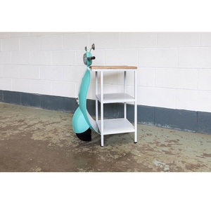 Mesa de Bar de madera con micro estilo diseñada en forma de un scooter clásico con opciones de almacenamiento funcionales y de construcción duradera - Product Image 5