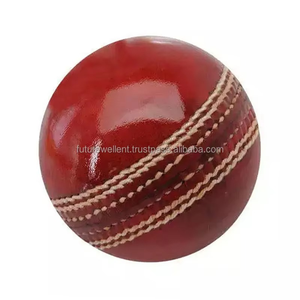 Balle en cuir dur de cricket professionnel de haute qualité balle de match de Offre Spéciale faite à la main au Pakistan - Product Image 2