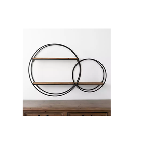 Art mural en métal Articles de décoration Décoration créative en fer forgé à la feuille d'or Utilisation suspendue pour salon et balcon - Product Image 6