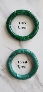 สร้อยข้อมือเรซินคุณภาพสูงดีไซน์หรูหราด้วยหินธรรมชาติสำหรับงานปาร์ตี้นักศึกษาและใช้ในการเดินทาง - Product Image 5