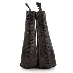 Nuevo estribo con cordones de cuero occidental 2025, estribos occidentales de primera calidad, estribos de seguridad ecuestres antideslizantes de cuero esmaltado - Product Image 4