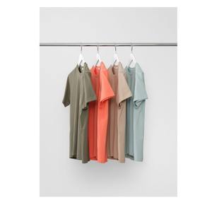 เสื้อยืดโอเวอร์ไซส์ผ้าฝ้ายคุณภาพสูงสำหรับผู้ชายและผู้หญิง ทรงหลวม ดีไซน์เรียบง่าย แห้งเร็ว เป็นมิตรกับสิ่งแวดล้อม รับสั่งทำพิเศษ น้ำหนักผ้า 220 GSM - Product Image 4