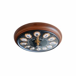 Victoria London Horloge murale de style antique Horloge murale en bois d'aspect antique (marron, 12 pouces) au meilleur prix - Product Image 6