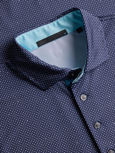 Diseñe su propia marca, transpirable, informal, de talla grande, de manga corta, para golf, para camisas, poliéster, licra, para hombres - Product Image 3