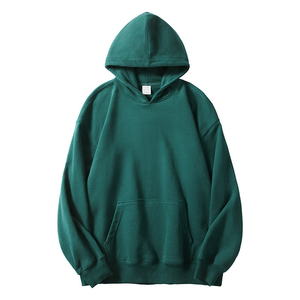 เสื้อมีฮู้ดฟอกสีเฮฟวีเวตอเมริกันทันสมัยปกเข้ารูปและดีไซน์สะพายไหล่ขนาดใหญ่ - Product Image 6