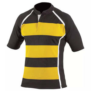 Conjunto de camiseta de rugby con logotipo y diseño personalizados, nuevo estilo para niños y niñas, ropa deportiva OEM, camiseta de rugby en venta - Product Image 2