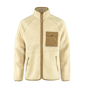 Chaqueta de lana personalizable de alta calidad para hombre, impermeable, transpirable, para exteriores, ropa informal de invierno con cuello levantado - Product Image 1