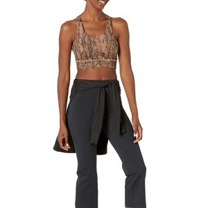 Nouveau soutien à impact élevé imprimé sans couture tissu côtelé femmes Yoga sport soutien-gorge vêtements de sport Gym Fitness entraînement porter soutiens-gorge dames - Product Image 5