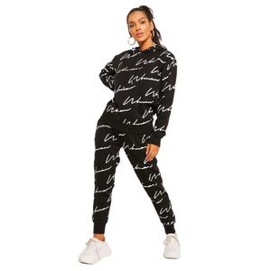Chándal estampado para mujer de último diseño, chándal personalizado para mujer, chándal deportivo para gimnasio para mujer de alta calidad - Product Image 3