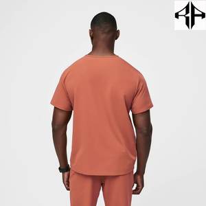 Nouveaux ensembles d'uniformes d'infirmière à manches courtes en tissu, uniformes personnalisés, tenues d'hôpital, uniformes médicaux pour hommes - Product Image 5