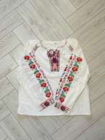 Blouse traditionnelle ukrainienne brodée blanche de qualité supérieure pour femmes, costume folklorique pour le travail de bureau, vêtements ethniques en gros