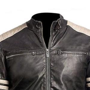 Chaquetas de Motociclista de Cuero para Hombre, Logotipo Personalizado al por Mayor, Alta Calidad, Chaqueta de Motociclista de Cuero Genuino Más Vendida - Product Image 5