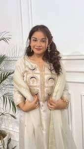 Broderie travail 3 pièces coupe ajustée séchage rapide fête Kurti ensemble & Kurta pantalon Dupatta ensemble pour indien ethnique femmes vêtements - Product Image 5