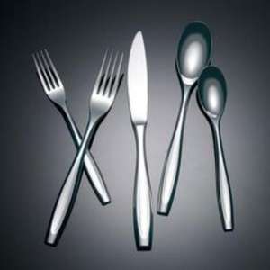 Ensemble de couverts sophistiqué en acier inoxydable écologique et léger avec surfaces polies pour les repas de tous les jours - Product Image 4