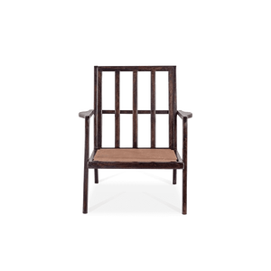 Sillón de madera maciza tipo producto Turner con futón práctico y diseño de librería único - Product Image 4