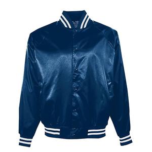Chaqueta de satén de alta calidad para hombre Chaqueta de bombardero en nuevo estilo con la mejor calidad de bordado - Product Image 2