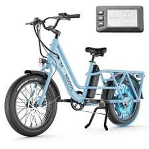 NUEVO PRODUCTO Bicicleta Eléctrica de Carga con Llantas Gruesas, 48V 750W, Batería de Litio, Acero Aleado, 7 Velocidades - Product Image 1