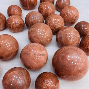 Flashy Peach Quartz Polished Love Crystal Ball Natural Gemstone Sphere for <b>Healing</b> Meditation Feng Shui Bulk Supply Peach - Product Image 4