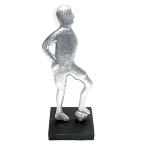 Sculpture contemporaine en aluminium métal abstraite BADMINTON décoration maison statue moderne art élégant pour le bureau de luxe et l'accent de table - Product Image 2