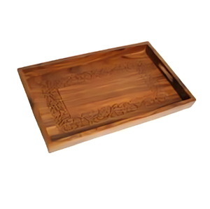 Encantadora bandeja de madera rústica para decoración de mesa, pieza funcional hecha a mano para cabecera de cocina o Idea de regalo - Product Image 5